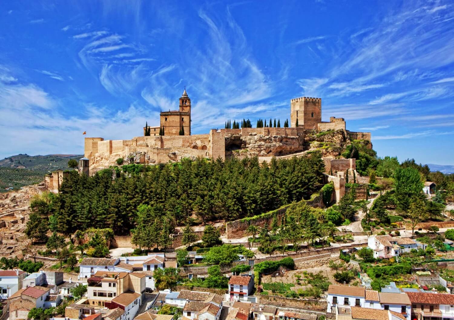 Castle in Alcala la Real