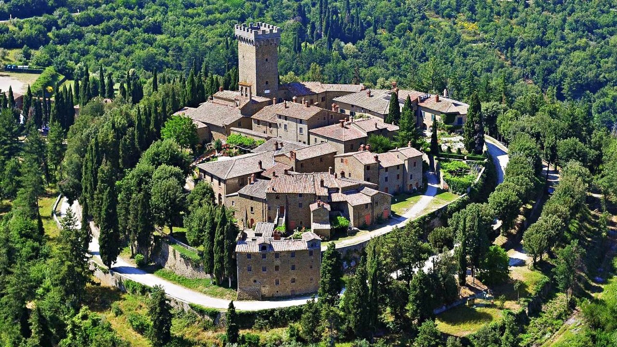 The castle Castello di Gargonza