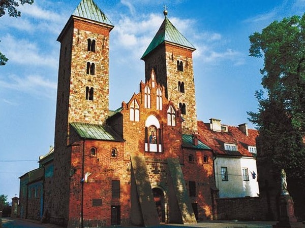 Monastery in Czerwińsk the Vistula River