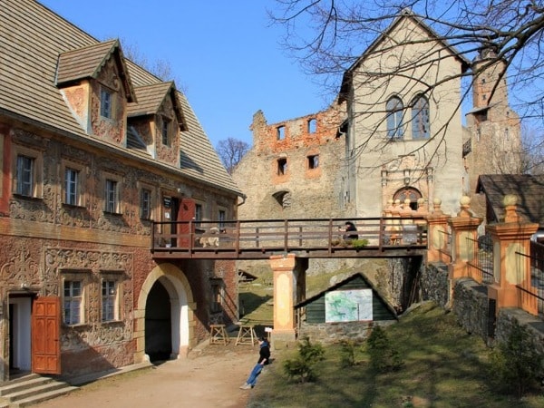 Grodno castle in Silesia Zagórz