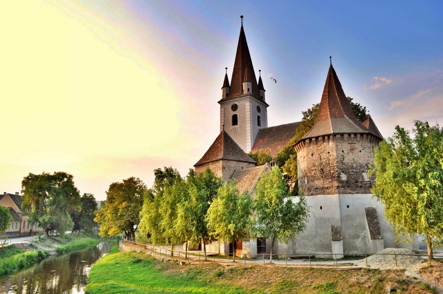 The fortified church from Cristian