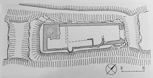 Legend to the ground plan:Source: PLAČEK M., BÓNA M., Encyklopédia slovenských hradov