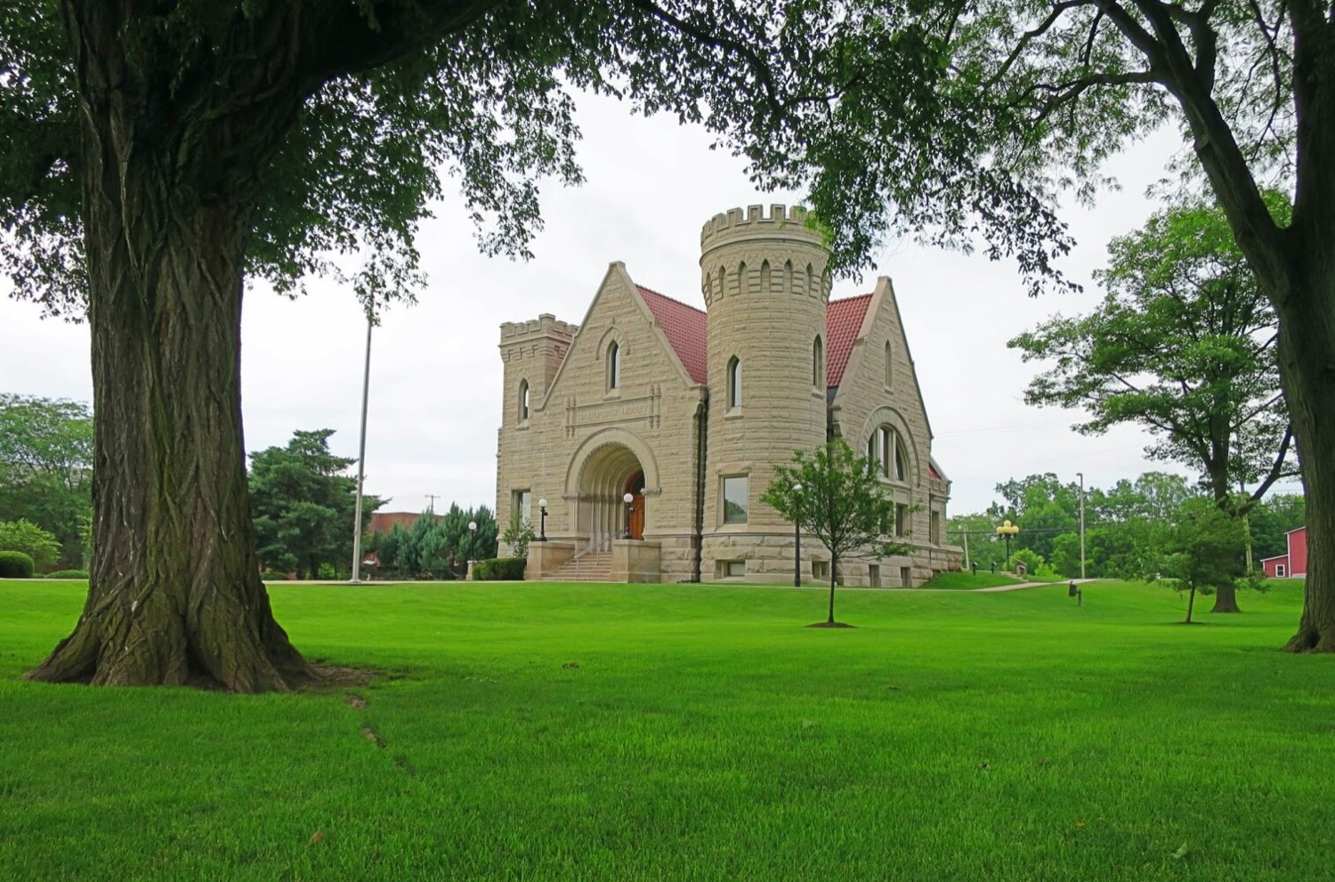 Brumback Library Castle